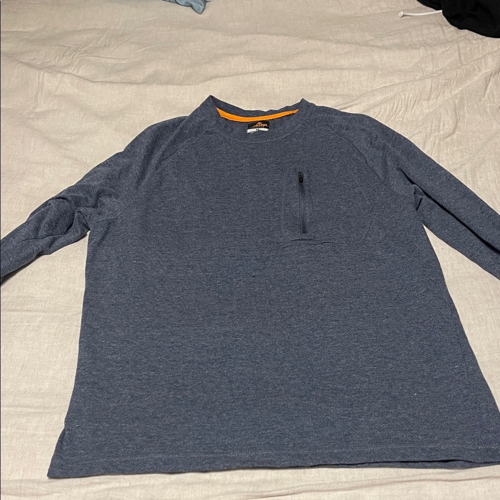 Men's Blue Long Sleeve Shirt